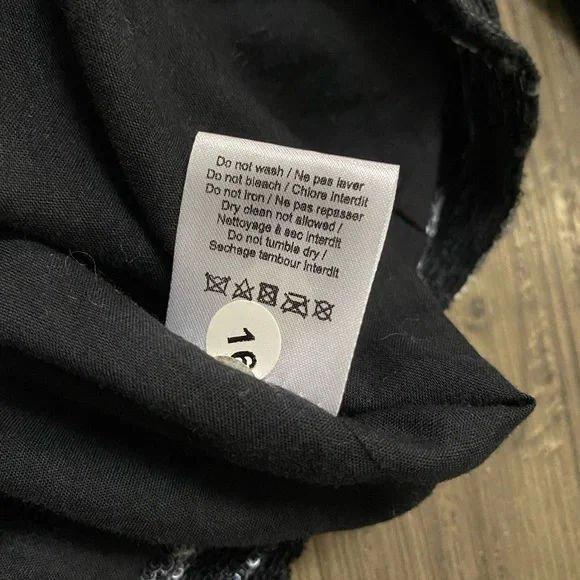 IRO Longina Sequin Jacket Charcoal Size 1 Small - Picture 13 of 16